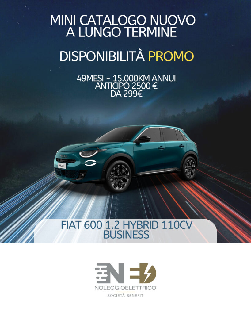 Noleggio Elettrico Mini Catalogo Nuovo 2025