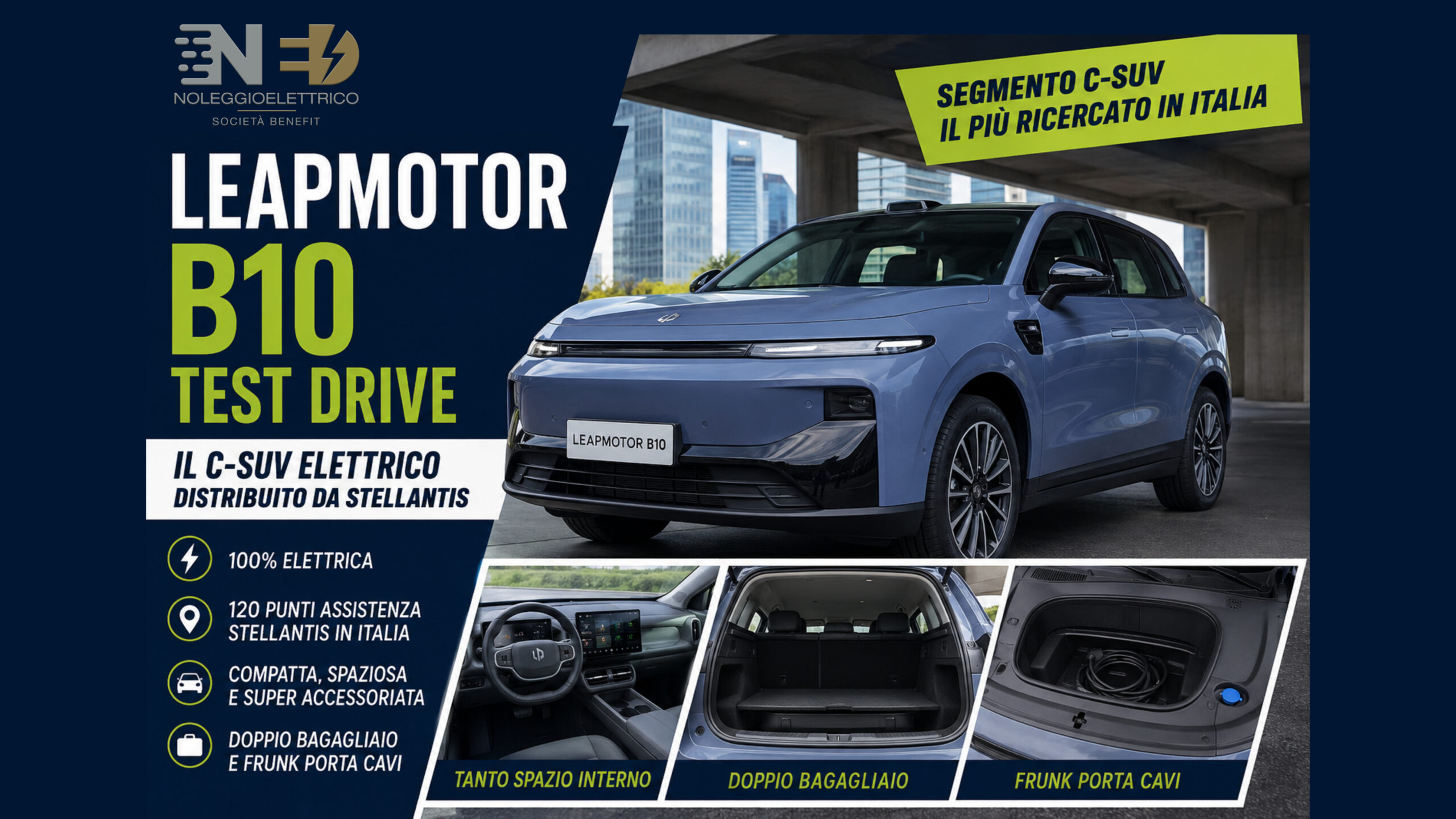 Leapmotor B10: il test drive del nuovo C-SUV elettrico distribuito da Stellantis